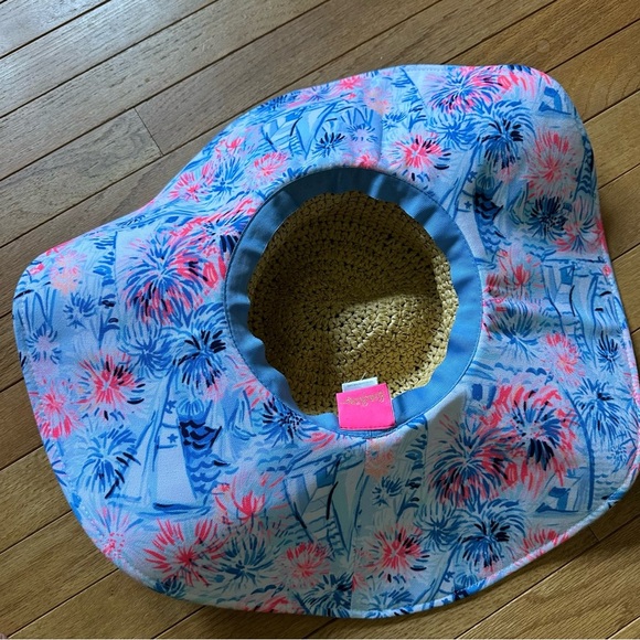 Lilly Pulitzer Sea To Shining Sea Beach Hat women’s One Size - Picture 4 of 7